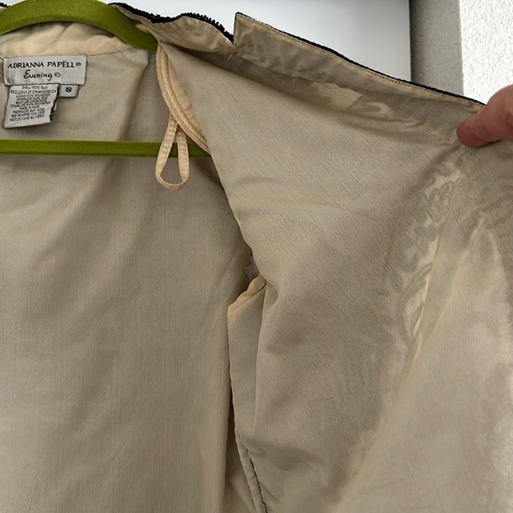 Vintage Adrianna Papell Beeaded Blazer S - Picture 10 of 10